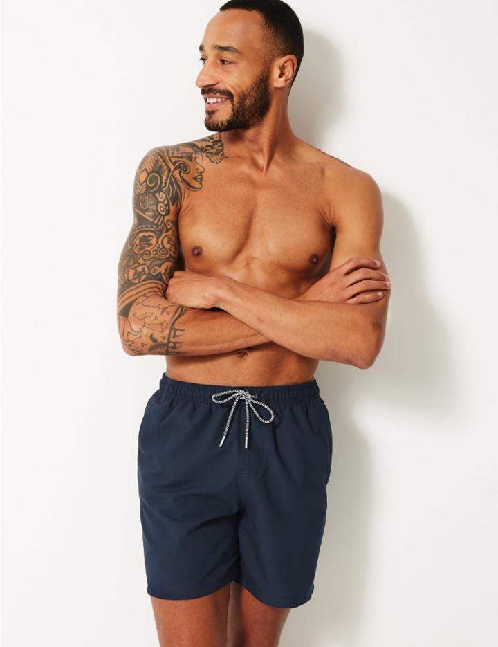 Marks & Spencer Sustainable Quick Dry Swim Shorts Navy