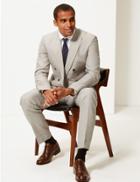 Marks & Spencer Tailored Fit Linen Jacket Neutral
