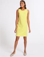 Marks & Spencer Linen Blend Tunic Dress Yellow