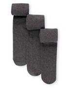 Marks & Spencer 3 Pairs Of Freshfeet&trade; Cotton Rich Body Sensor&trade; School Tights (4-14 Years) Grey