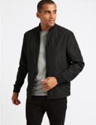 Marks & Spencer Baseball Neck Bomber Jacket Black