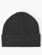 Marks & Spencer Cashmere Beanie Hat Charcoal
