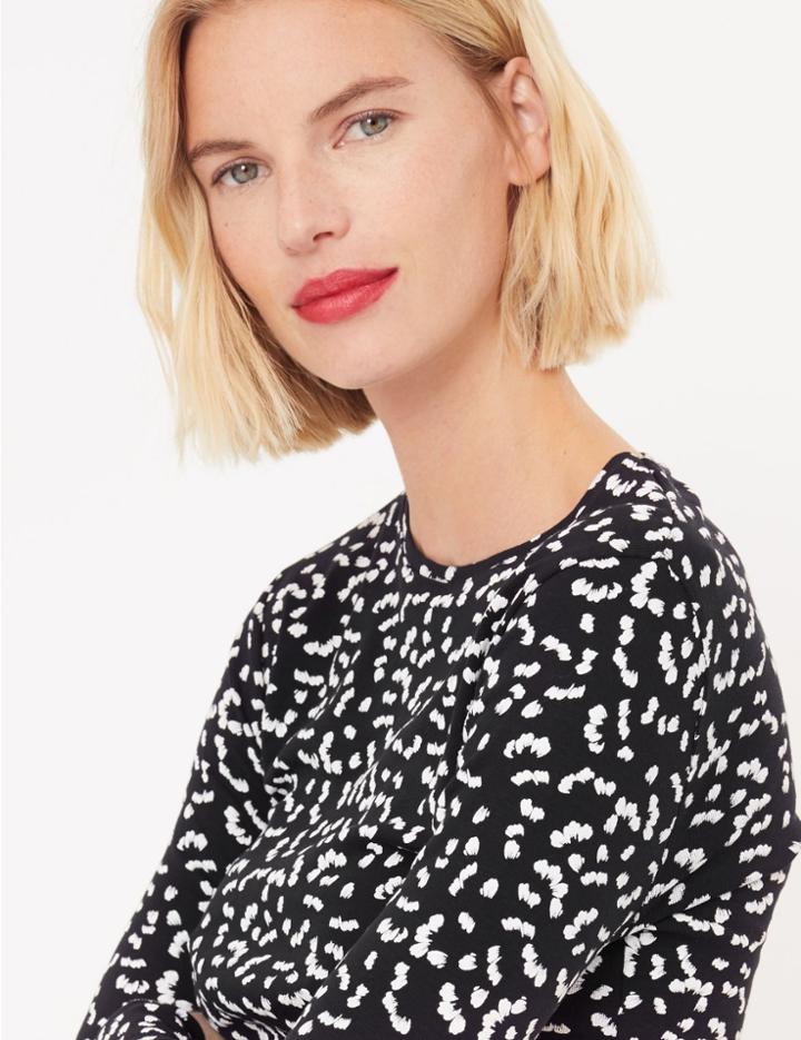 Marks & Spencer Pure Cotton Regular Fit T-shirt Black Mix