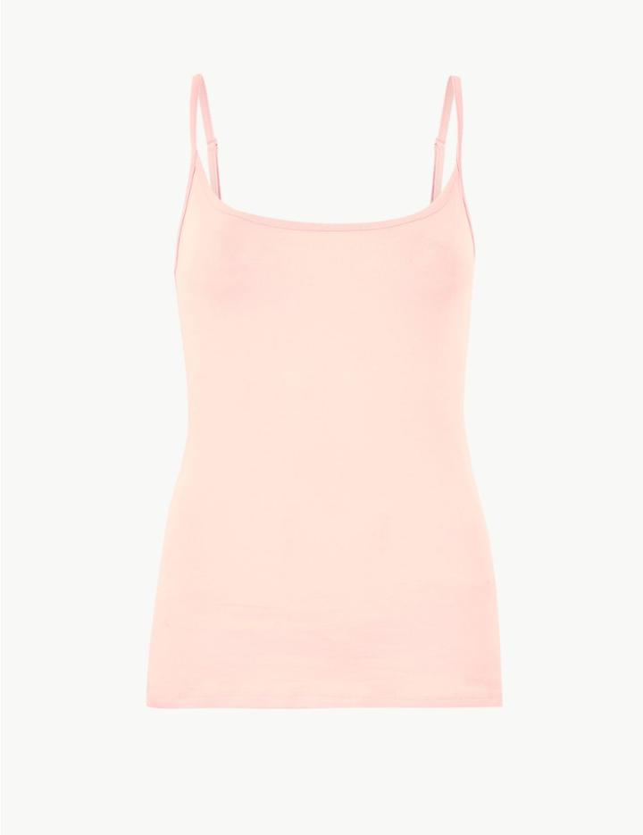 Marks & Spencer Fitted Camisole Top Light Pink
