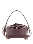 Matchesfashion.com Jil Sander - Drum Leather Bag - Womens - Burgundy