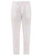 Derek Rose - Sydney Drawstring-waist Linen Trousers - Mens - White
