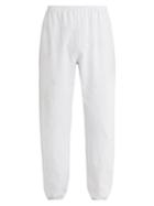 Matchesfashion.com Audrey Louise Reynolds - Hand Dyed Cotton Jersey Track Pants - Mens - Grey