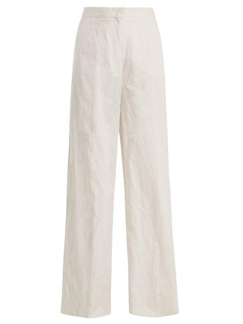 Matchesfashion.com Sportmax - Sangria Trousers - Womens - White