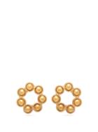 Matchesfashion.com Sylvia Toledano - Open Circle 24kt Gold Plated Earrings - Womens - Gold