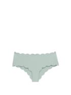 Matchesfashion.com Marysia - Spring Scalloped-edge Bikini Briefs - Womens - Light Blue