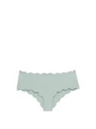 Matchesfashion.com Marysia - Spring Scalloped-edge Bikini Briefs - Womens - Light Blue