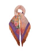Matchesfashion.com Etro - Fringed Floral Embroidered Scarf - Womens - Multi