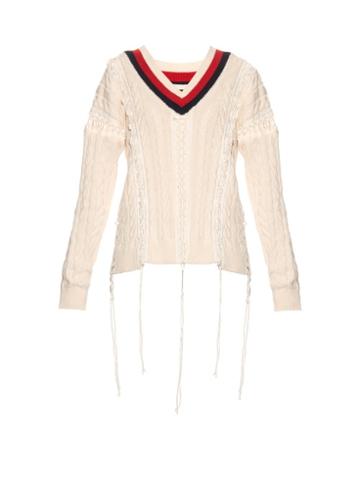 Alexander Wang Cricket Cable-knit Sweater