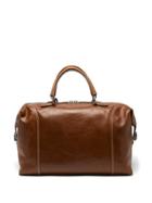 Mens Bags Mtier - Vagabond Leather Holdall - Mens - Light Brown