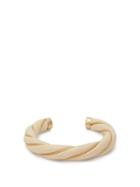 Matchesfashion.com Aurlie Bidermann - Diana 18kt Gold Plated Twisted Cuff - Womens - Ivory
