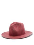 Matchesfashion.com Reinhard Plank Hats - Bonica Felt Fedora - Womens - Pink