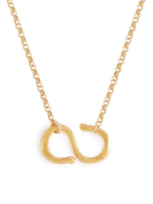 Matchesfashion.com Alighieri - The Endless Ocean 24kt Gold Plated Necklace - Womens - Gold
