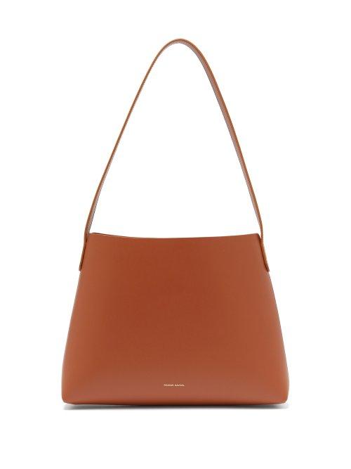 Matchesfashion.com Mansur Gavriel - Hobo Leather Shoulder Bag - Womens - Tan