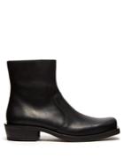 Acne Studios Square-toe Leather Ankle Boots