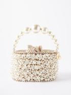 Rosantica - Holli Osiris Faux-pearl & Crystal Bag - Womens - White