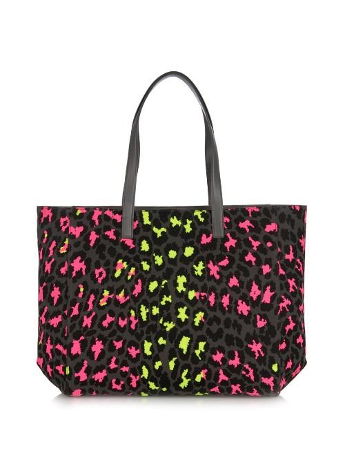 Christopher Kane Leopard-print Canvas Tote