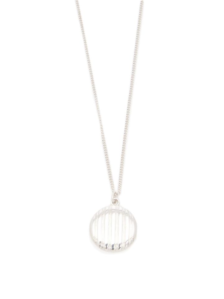 A.p.c. Rayure Silver-tone Brass Necklace