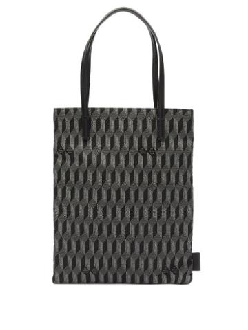 Au Depart - L'europe Reflective-jacquard Tote Bag - Mens - Black Multi