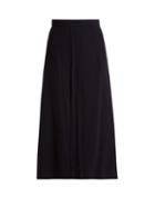 Matchesfashion.com Goat - Garnet Wool Crepe Skirt - Womens - Navy