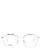 Matchesfashion.com Dior - Diorblacksuit Round Metal Glasses - Mens - Silver