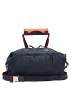 Matchesfashion.com Christian Louboutin - Pariscuba Leather-trimmed Holdall - Mens - Navy