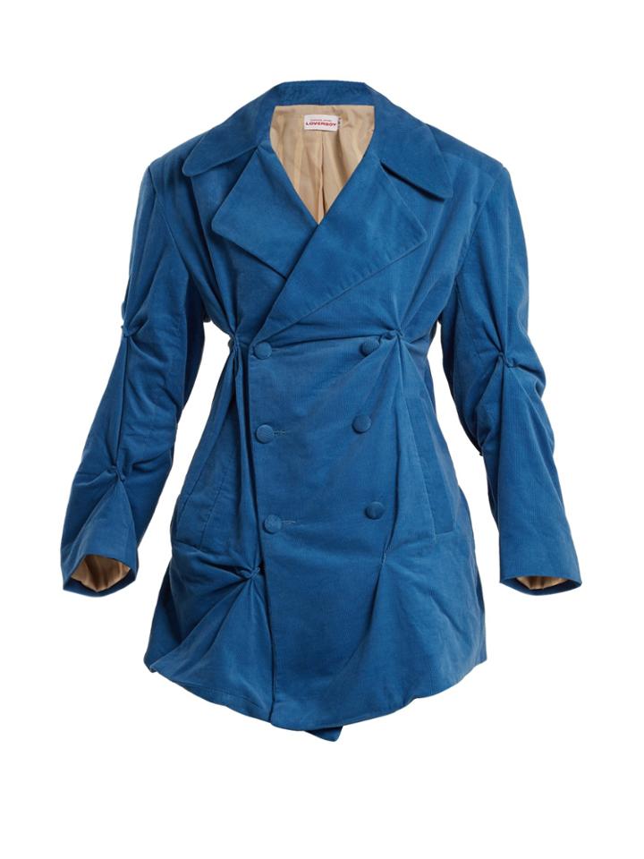 Charles Jeffrey Loverboy Double-breasted Asymmetric Blazer
