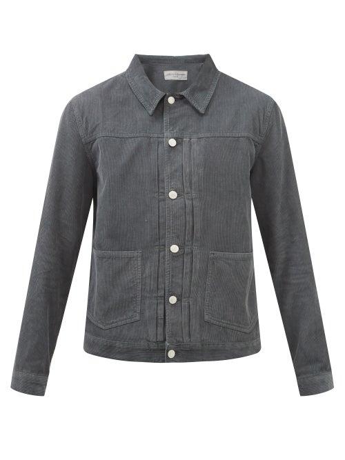 Officine Gnrale - Leo Cotton-corduroy Overshirt - Mens - Grey