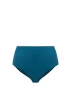Matchesfashion.com Ephemera - High-rise Bikini Briefs - Womens - Green