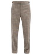 Matchesfashion.com Gabriela Hearst - Martin Checked Wool Trousers - Mens - Grey Multi