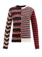 Marni - Patchwork-striped Sweater - Womens - Multi