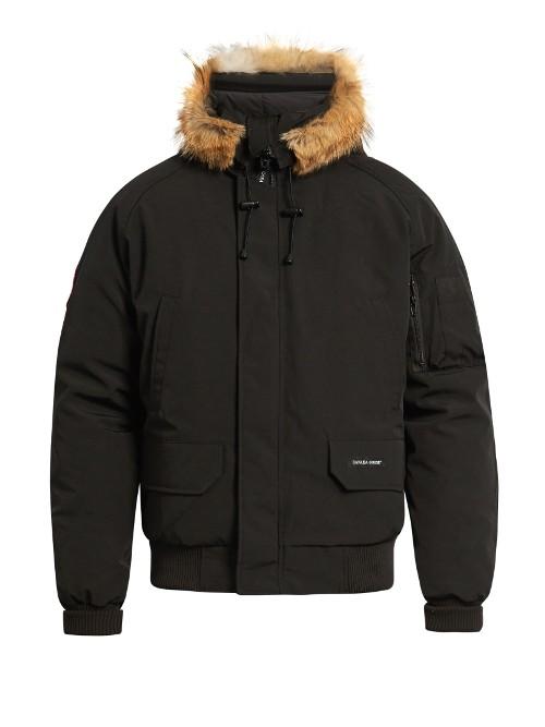 Canada Goose Chilliwack Fur-trimmed Down Bomber Jacket