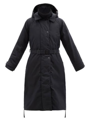 Canada Goose - Rhya Hooded Quilted Down Overcoat - Womens - Black