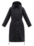 Canada Goose - Rhya Hooded Quilted Down Overcoat - Womens - Black