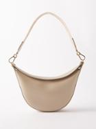 Loewe - Luna Small Anagram-strap Leather Shoulder Bag - Womens - Cream