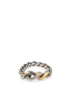 Matchesfashion.com Hum - Diamond, Sterling Silver & 18kt Gold Ring - Womens - Silver Gold