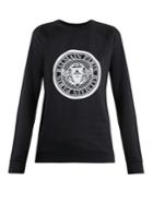 Balmain Logo-print Cotton Sweatshirt
