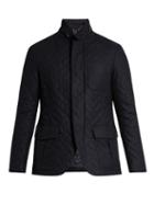 Giorgio Armani Quilted Wool-blend Jacket