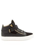 Giuseppe Zanotti Kriss Woven Strap High-top Trainers