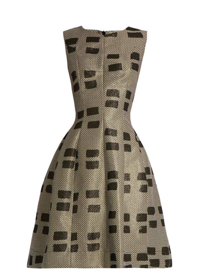 Vivienne Westwood Anglomania Joan Sleeveless Brushstroke-brocade Dress