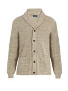 Polo Ralph Lauren Shawl-collar Ribbed-knit Cotton Cardigan