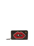 Gucci Blind For Love Leather Zip-around Wallet