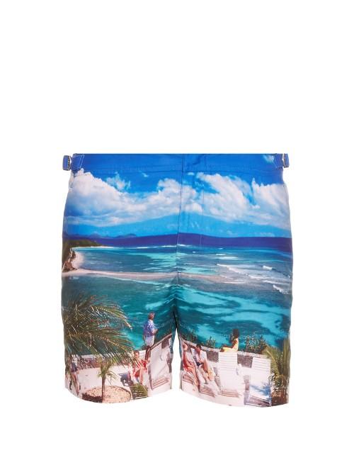 Orlebar Brown Bulldog Mustique Mystique-print Swim Shorts