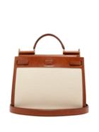Matchesfashion.com Dolce & Gabbana - Sicily 62 Large Canvas And Leather Bag - Womens - Beige Multi