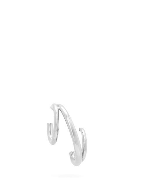 Matchesfashion.com Charlotte Chesnais - Triplet Sterling Silver Single Earring - Womens - Silver