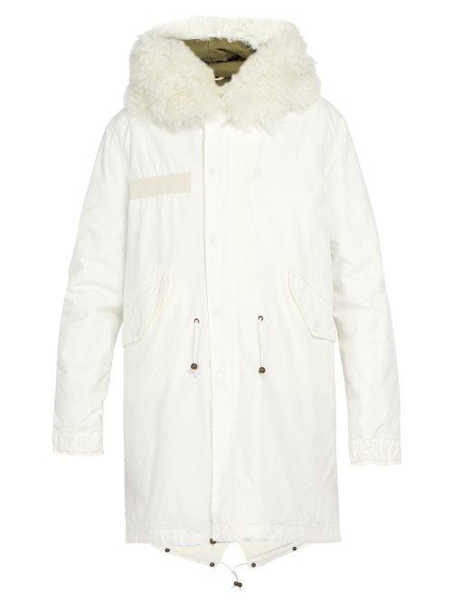 Matchesfashion.com Mr & Mrs Italy - Hooded Cotton Canvas Parka - Mens - White